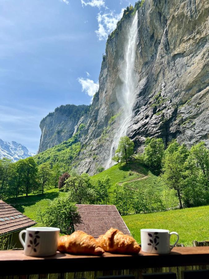 Breathtaking Waterfall Apartment Nr.2 Lauterbrunnen Exterior photo