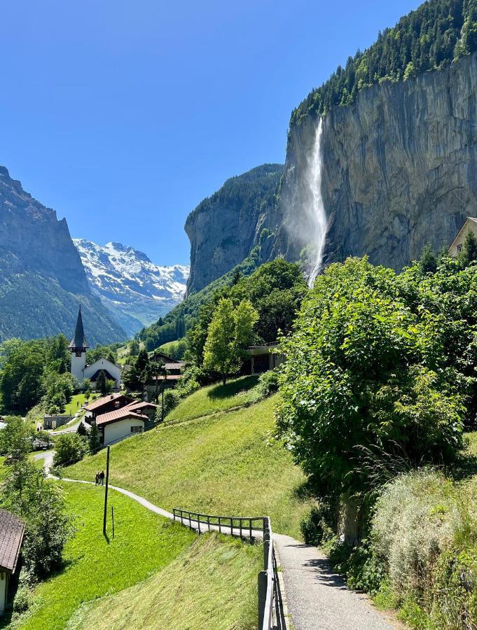 Breathtaking Waterfall Apartment Nr.2 Lauterbrunnen Exterior photo